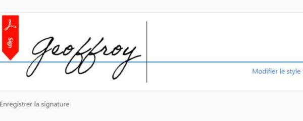 signature manuscrite pour vos PDF